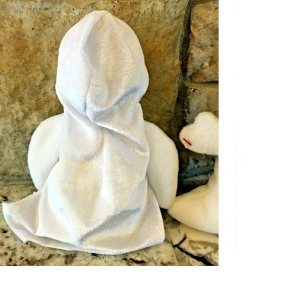 Lot of 2 Ty Halloween Ghost Beanie Babies Sheets the Ghost & Spooky the Ghost - Picture 5 of 6
